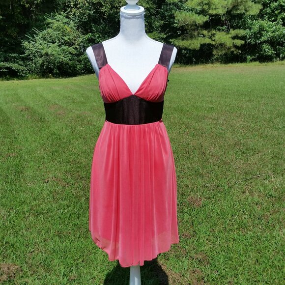 Coral/Brown Semi-Formal Dress – 6 - Picture 1 of 7